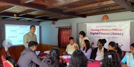Comprehensive Training of Trainers (ToT) program on Digital Financial Literacy - Organized by Women Act Nepal